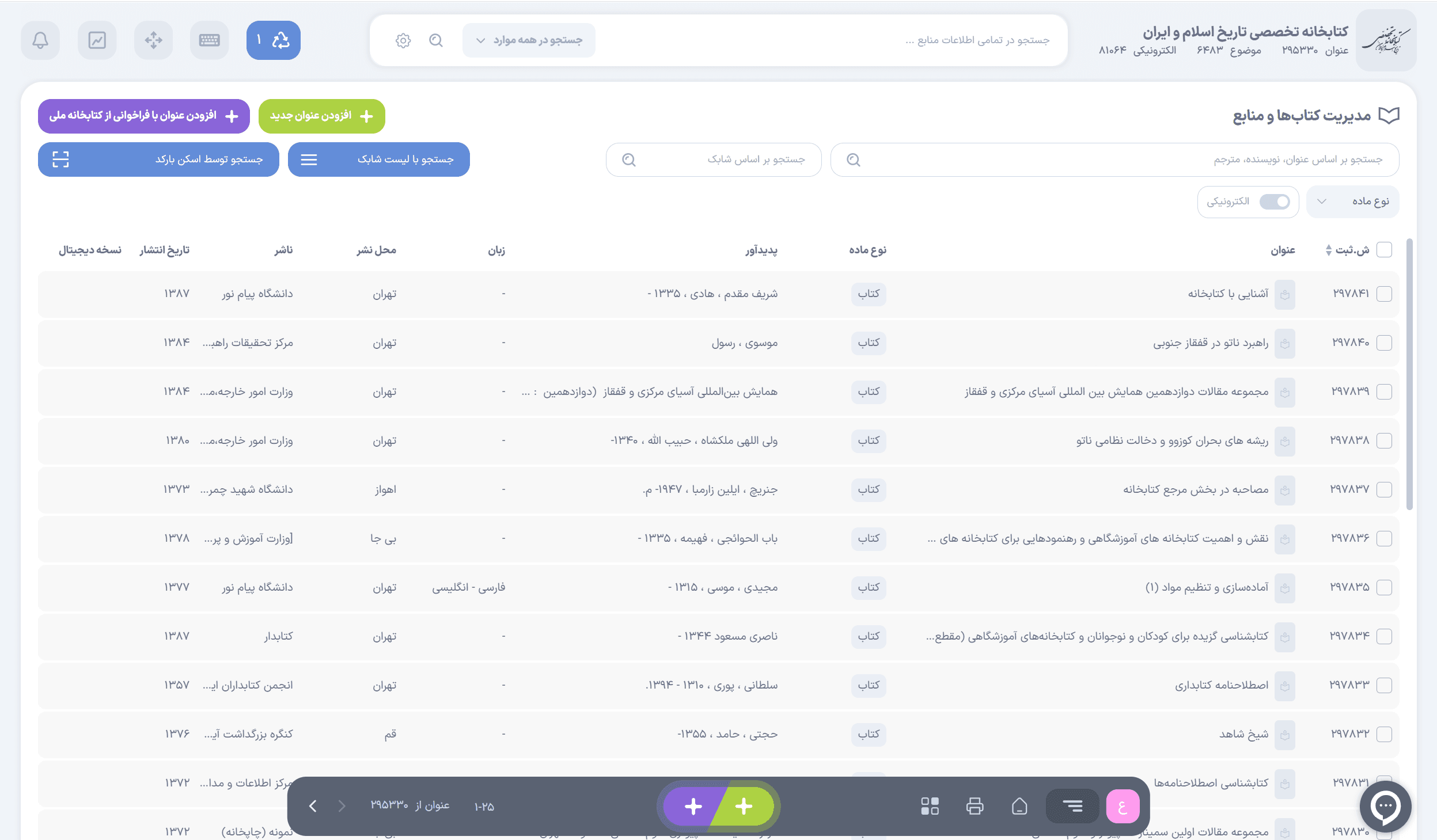 ساخت کتابخانه شخصی